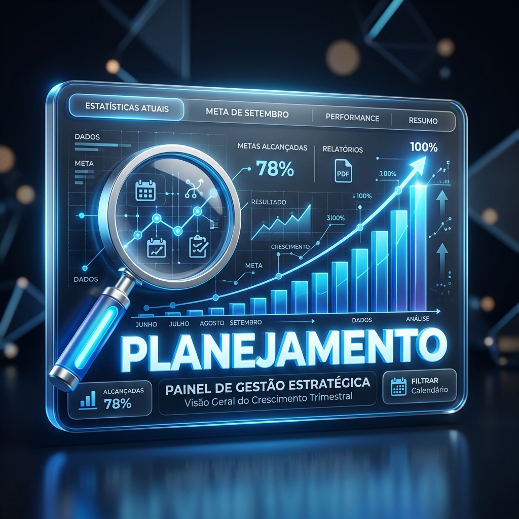 Referência visual de ETP com estrutura de análise e planejamento